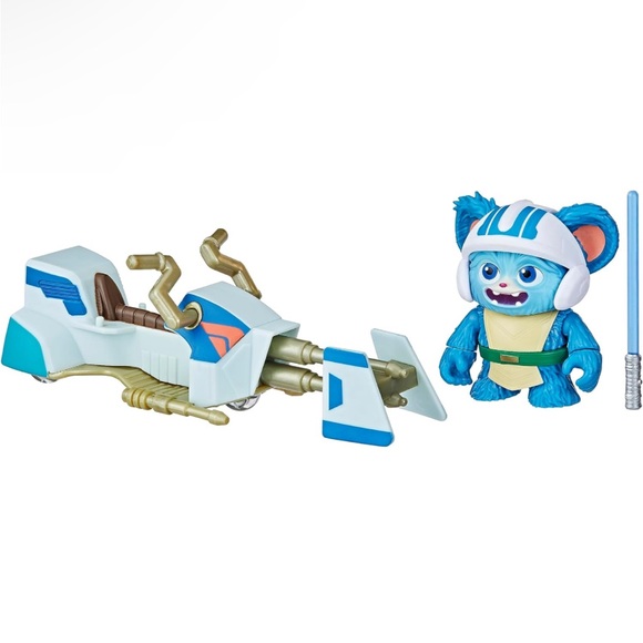 Star Wars: Young Jedi Adventures Nubs Figure & Speeder Bike NIB - Picture 2 of 8